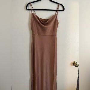 NWT Anthropologie BHLDN nude/sand dress size 2